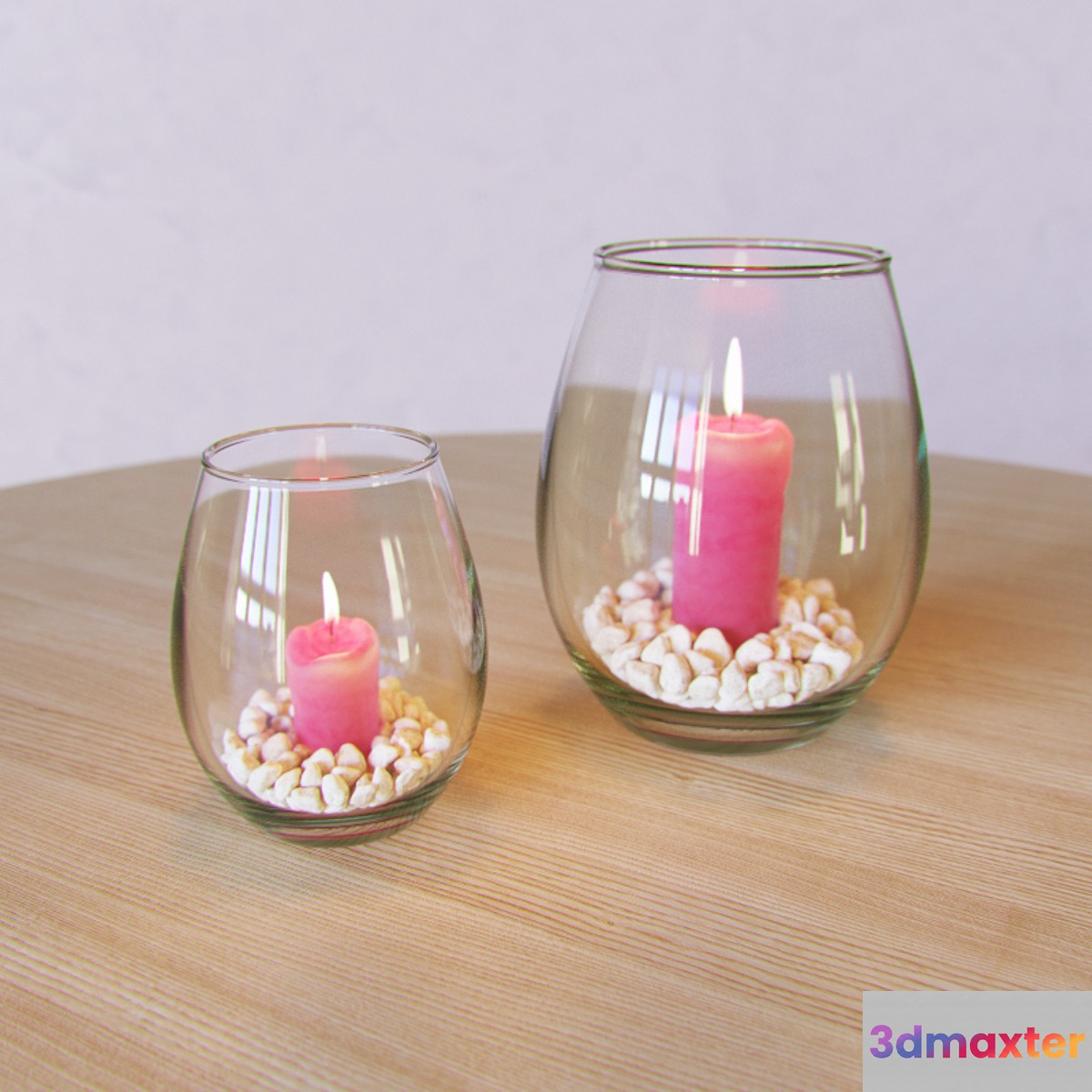 Candles in a vase