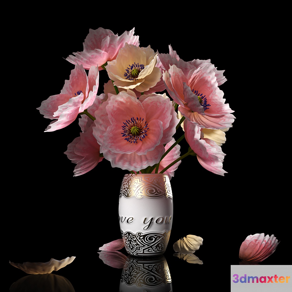 LIGHT PINK POPPIES