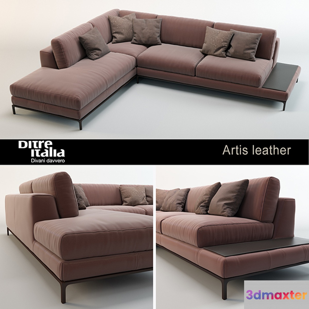 Sofa Artis Leather _ Ditre Italia 3D Max