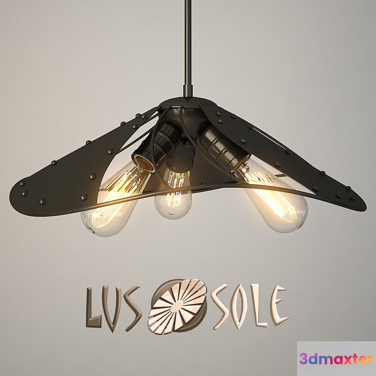 Lussole Loft LSP-9662 3D Max