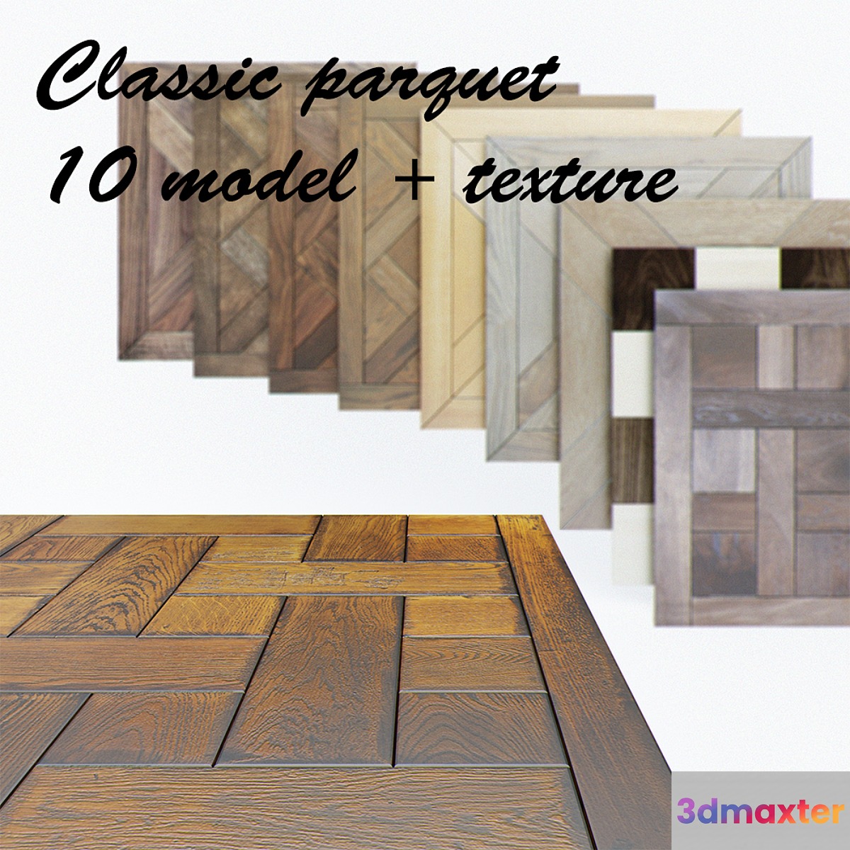 Modular flooring classical 3D Max