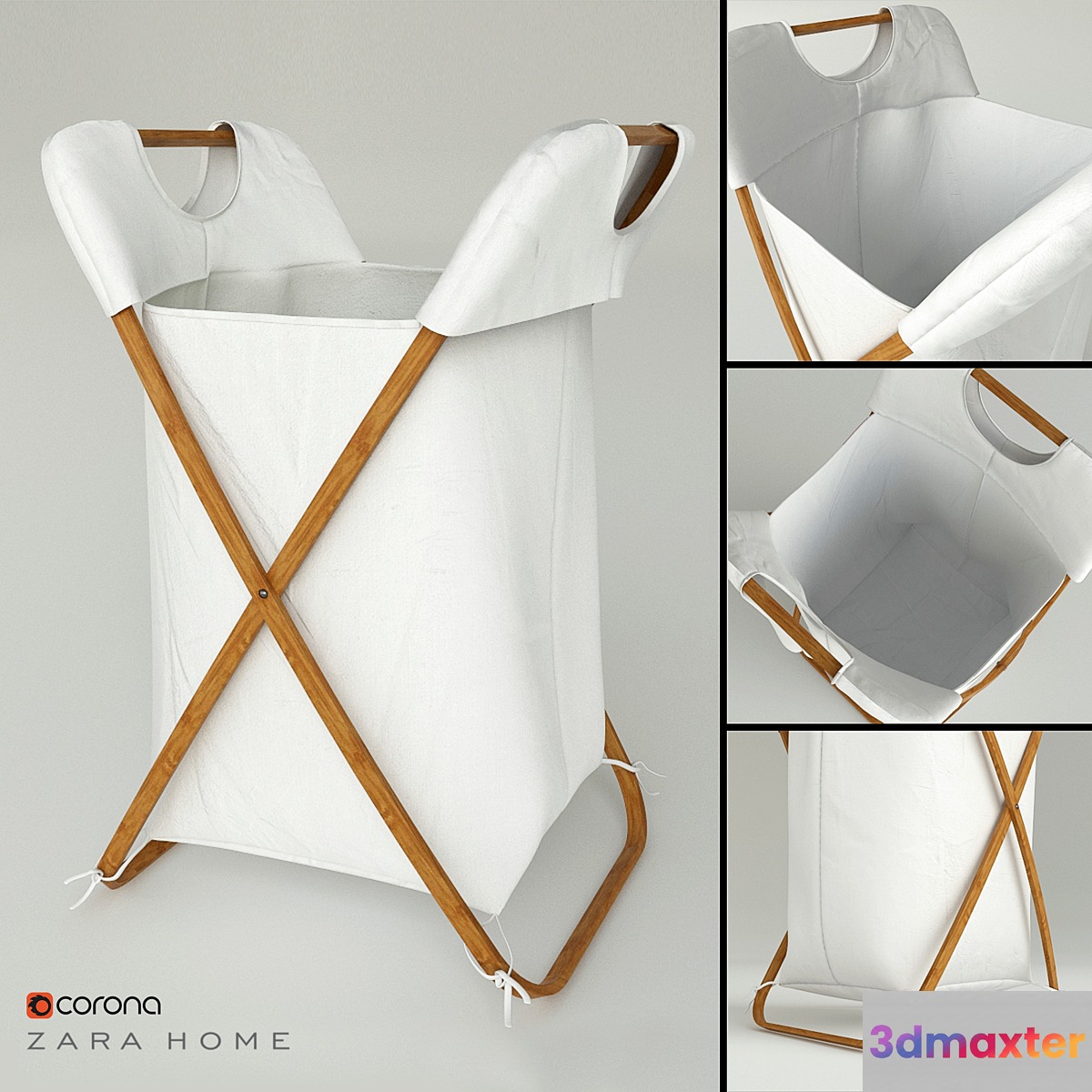 Laundry basket ZARAHOME 3D Max