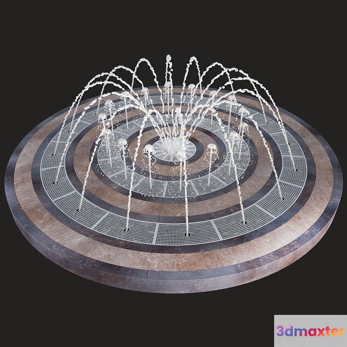 Round fountain dry - No.2