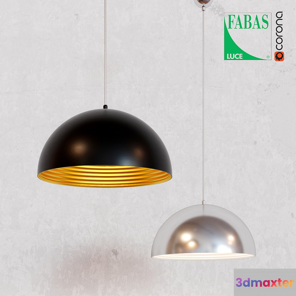 Hanging lamp Fabas Dingle