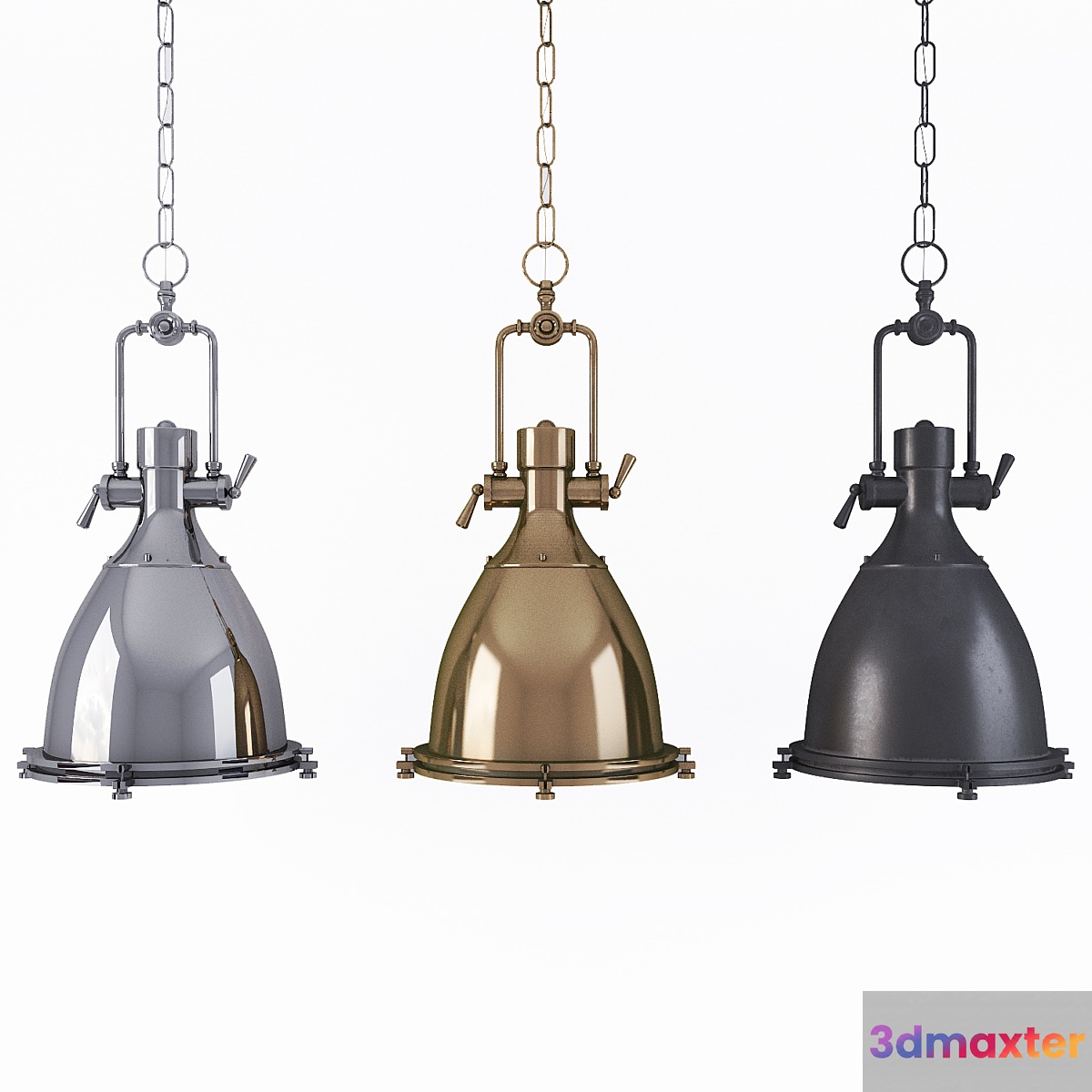 LOFT STEAMPUNK SPOTLIGHT 3D Max