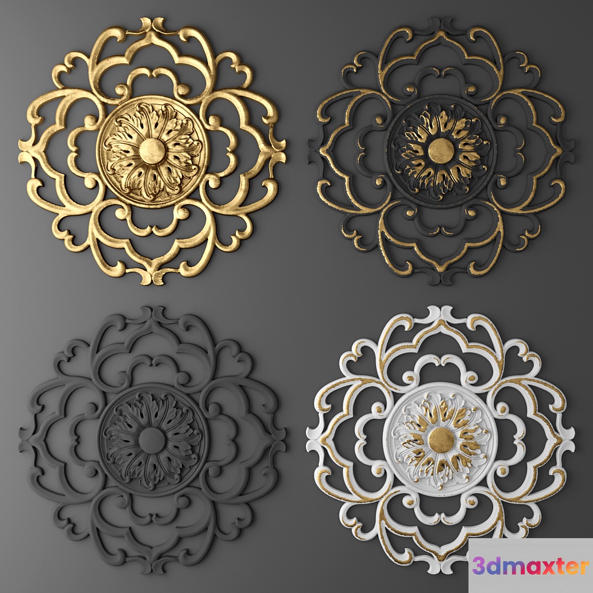 Rosette. 3D Max