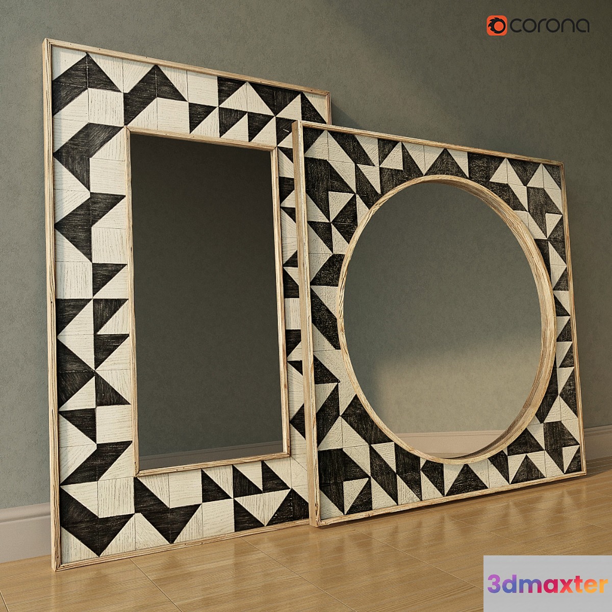 Brick Mosaic Mirrors by Anthropologie