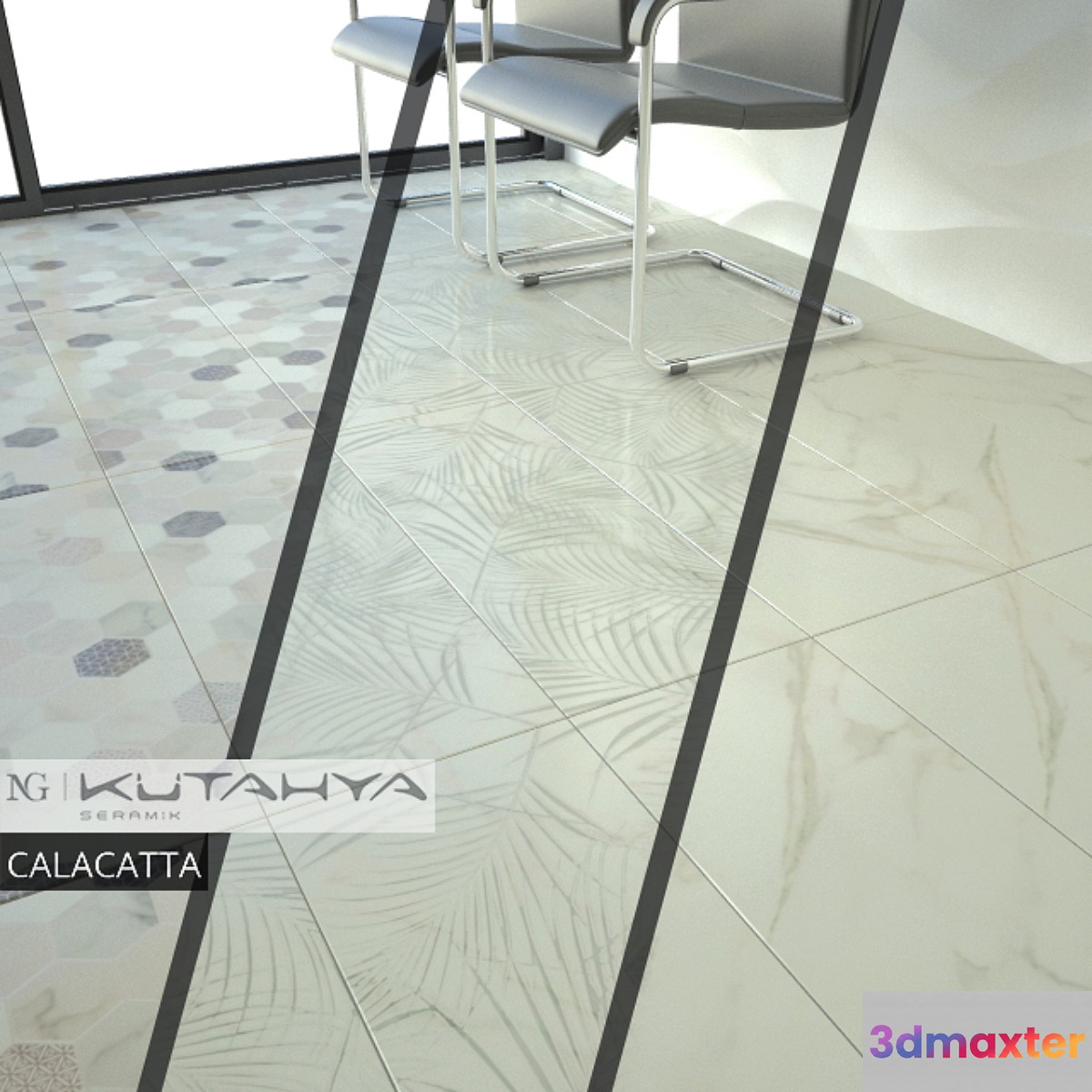 KUTAHYA SERAMIK CALACATTA 3D Max
