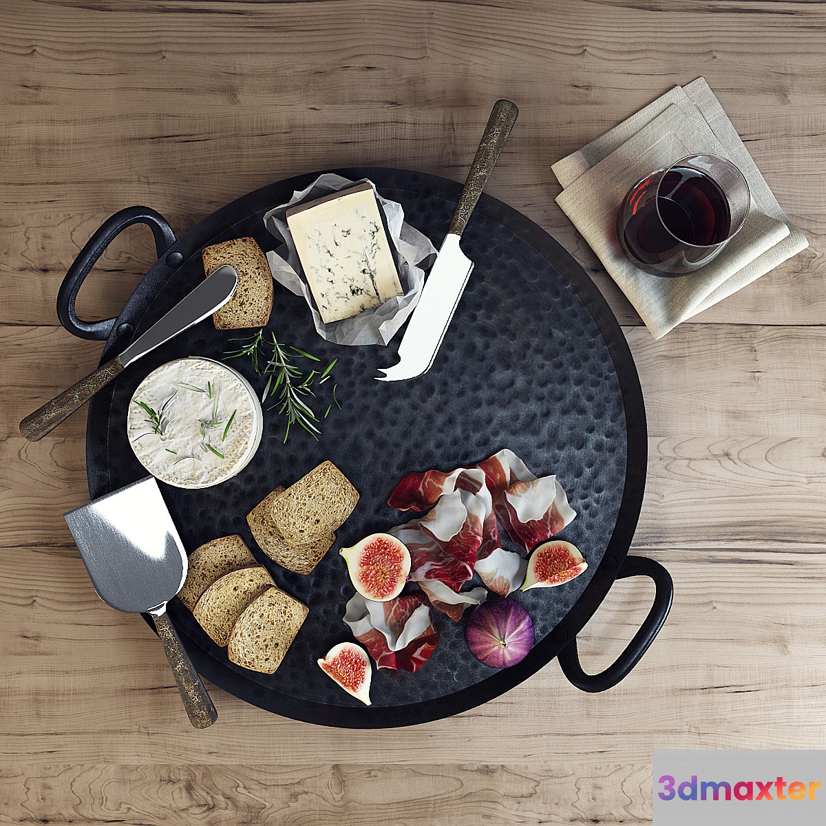 Crate & Barrel Serveware 3D Max