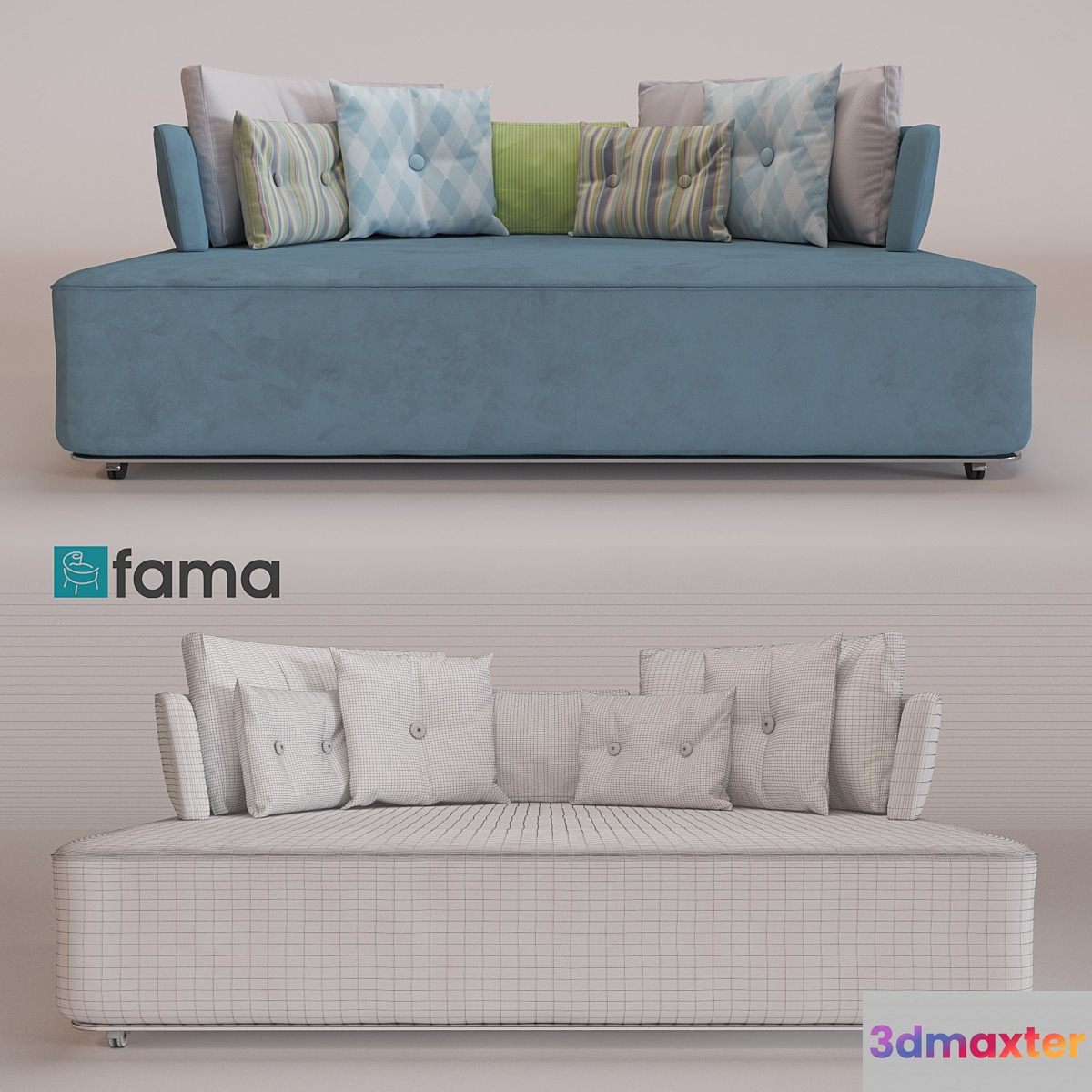 Sofa MyCube by Fama 3D Max