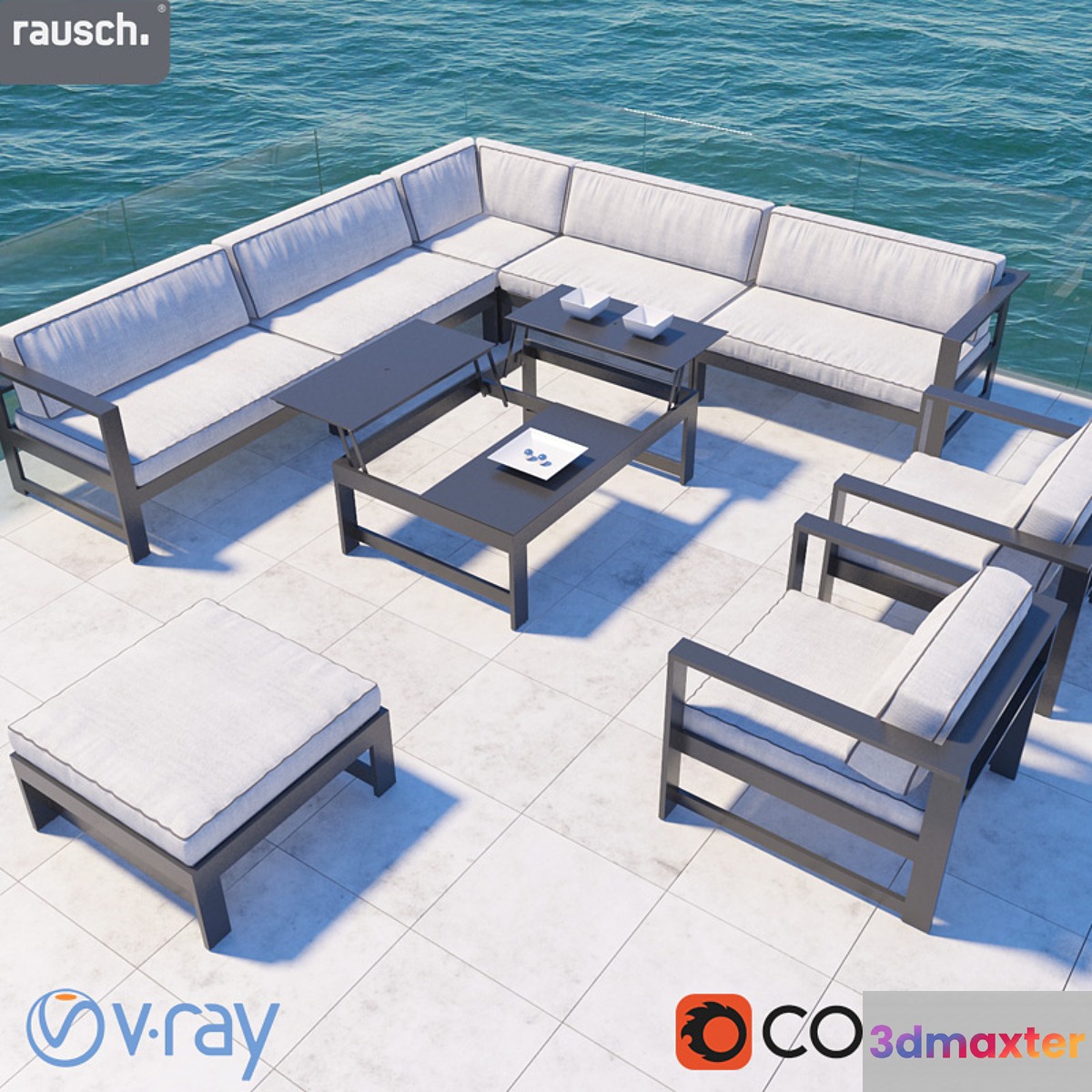 Rausch: Summer Lounge 3D Max