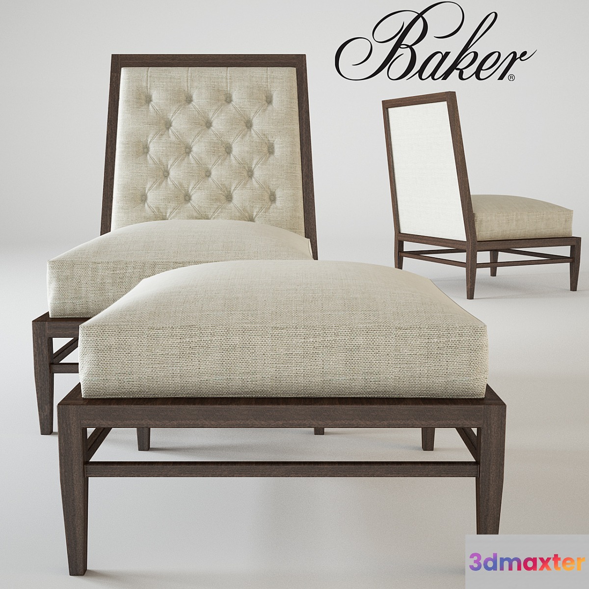 Baker Repartee Slipper Chair - No.2