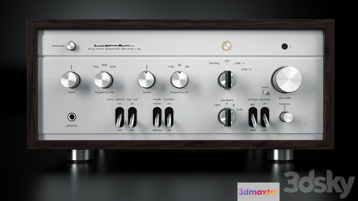 Luxman L-305 3D Max
