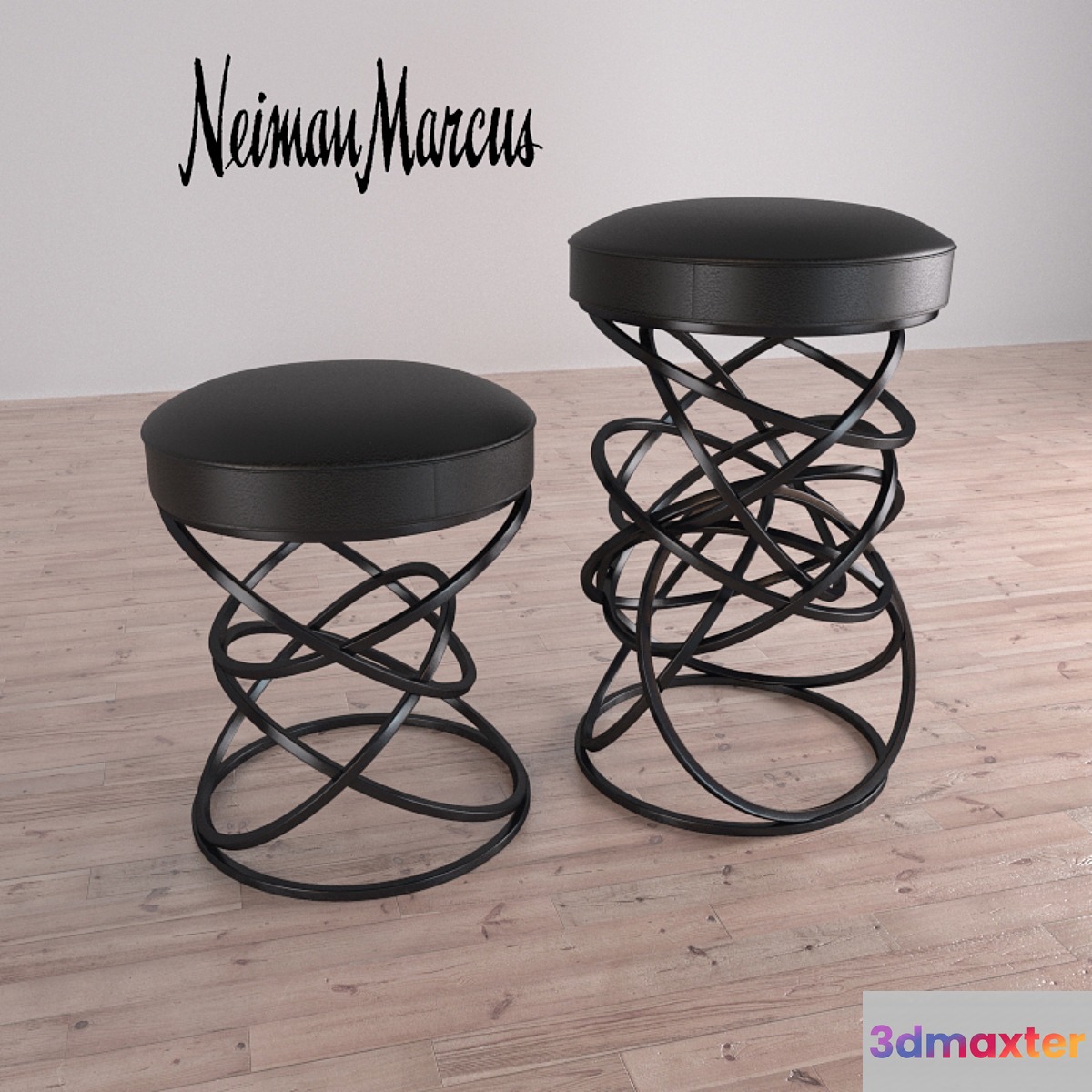 Dancing Circles Stool 3D Max