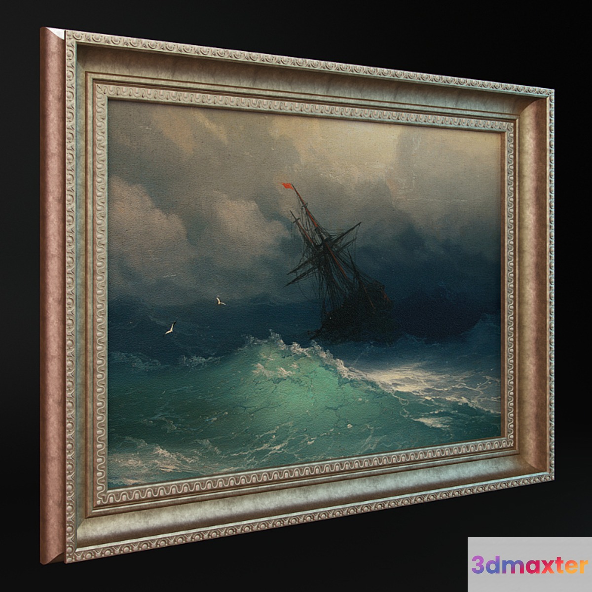 Baget for pictures or mirrors 3D Max