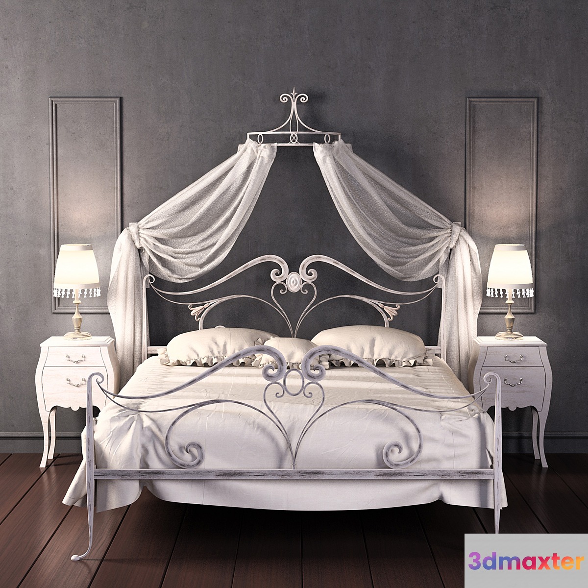 (for the competition) Canopy bed Giusti Portos DUCALE