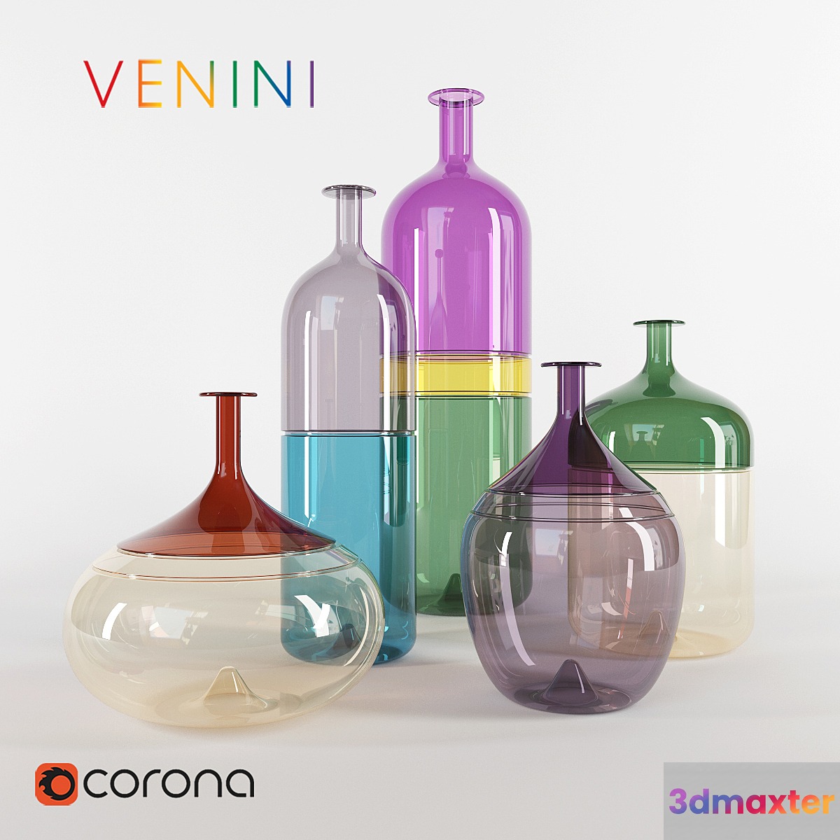 Bolle bottles Venini
