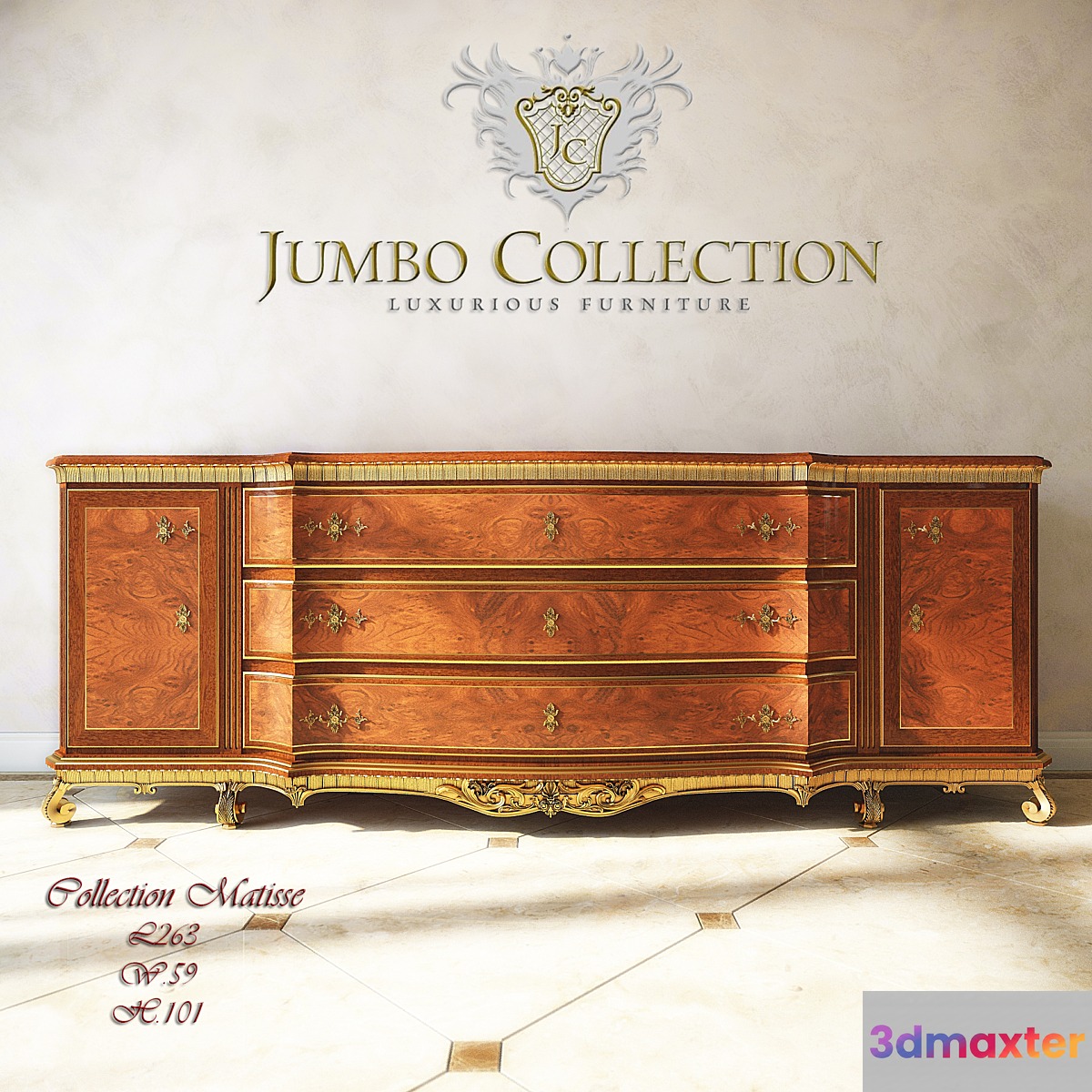 Chest Jumbo Collection Matisse - No.2 3D Max