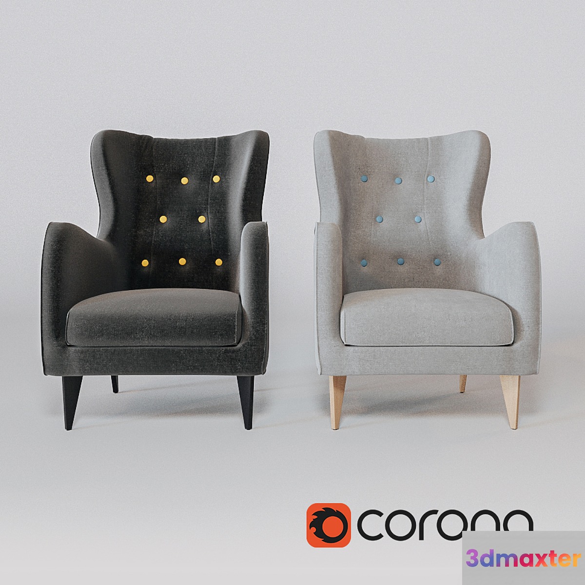 Armchair Pola 3D Max