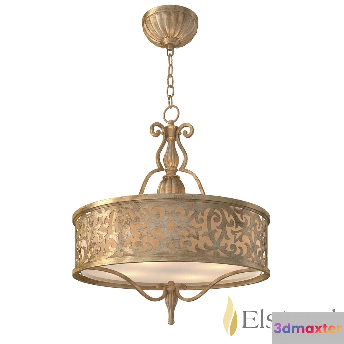 Carabel Pendant Chandelier 3D Max