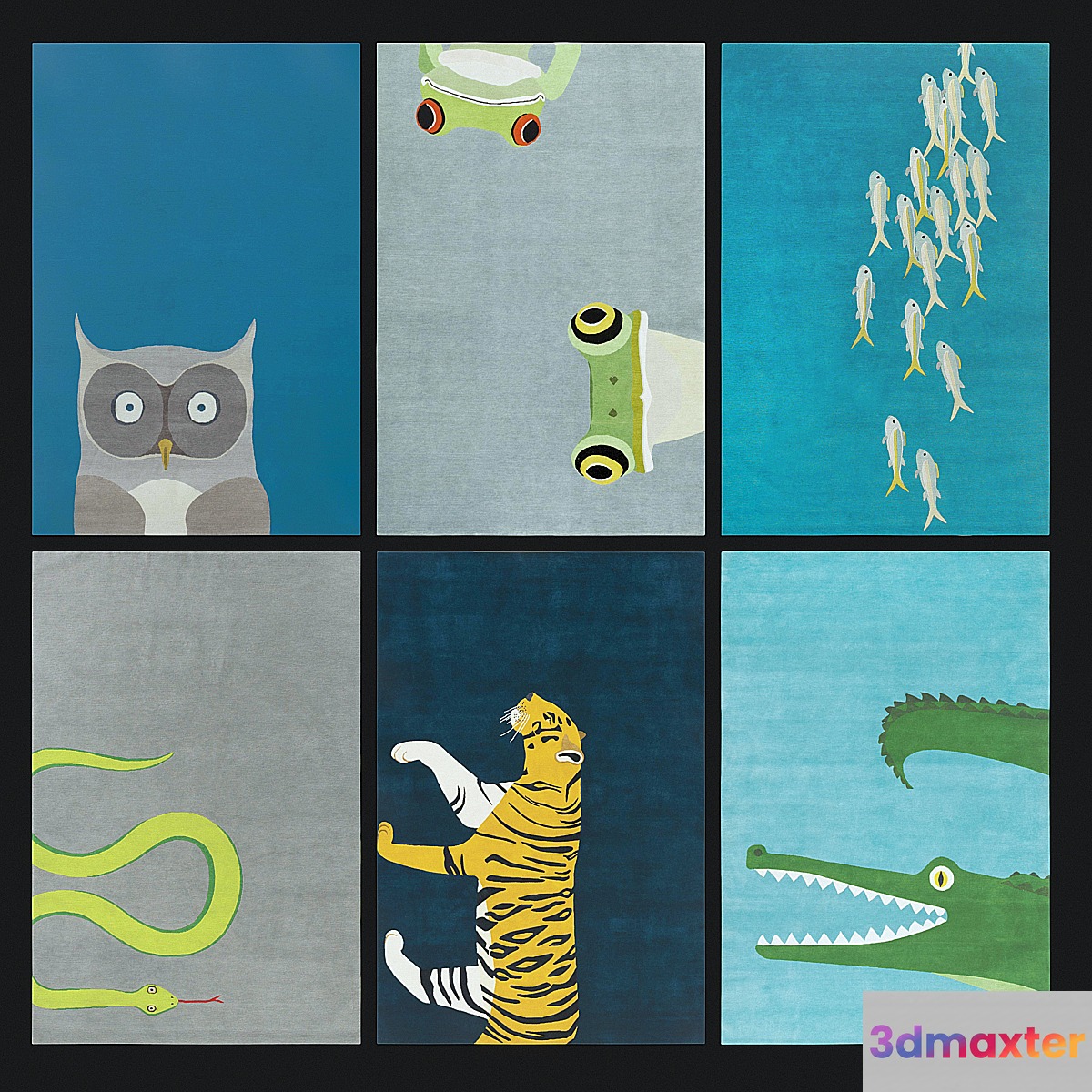 Carpets Edward Barber & Jay Osgerby - No.2 3D Max