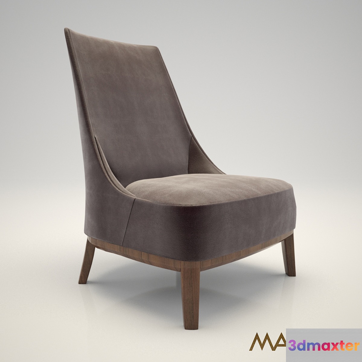 Maxalto Febo armchair Highback 3D Max