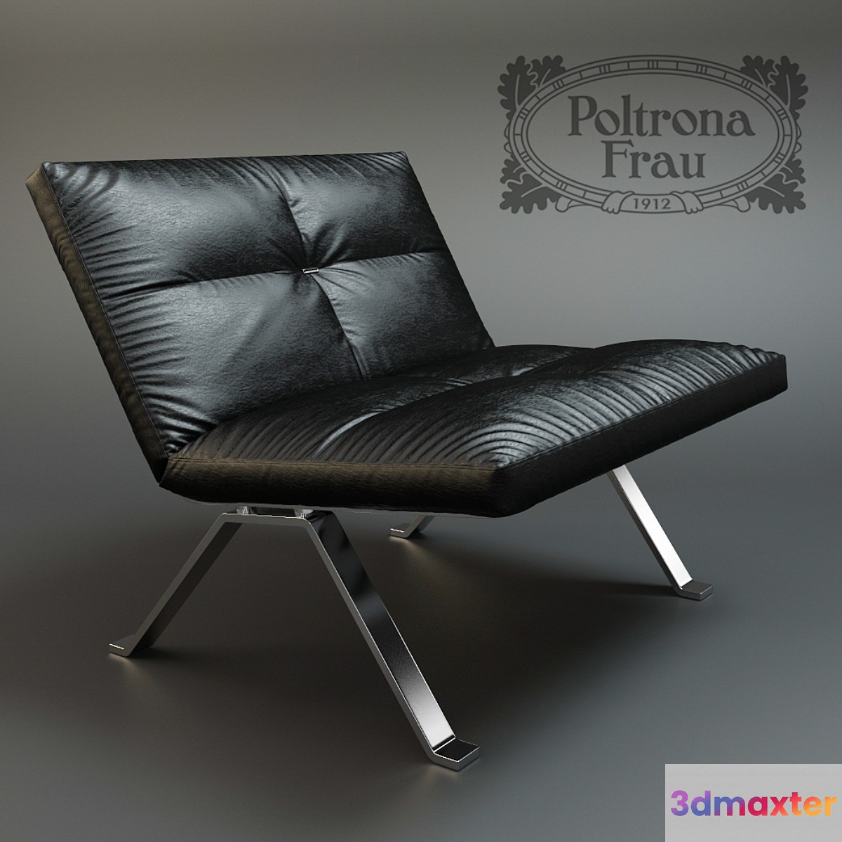 Armchair Poltrona Frau Brooklyn 3D Max