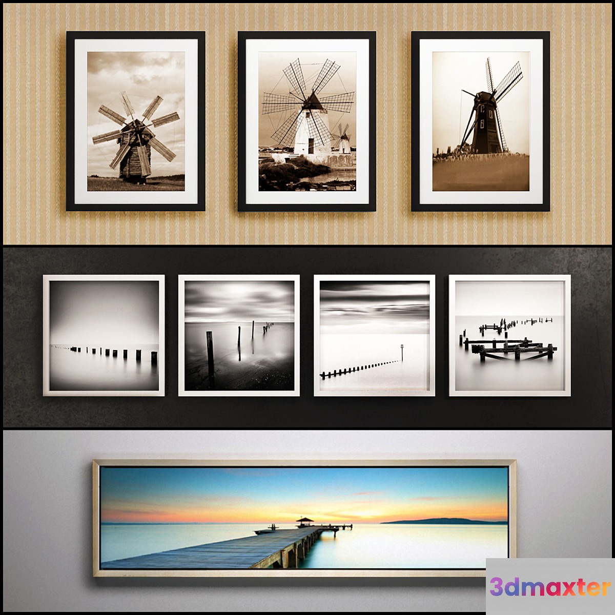 The picture in the frame: 22 piece (Collection 28) Picture Frame 3D Max