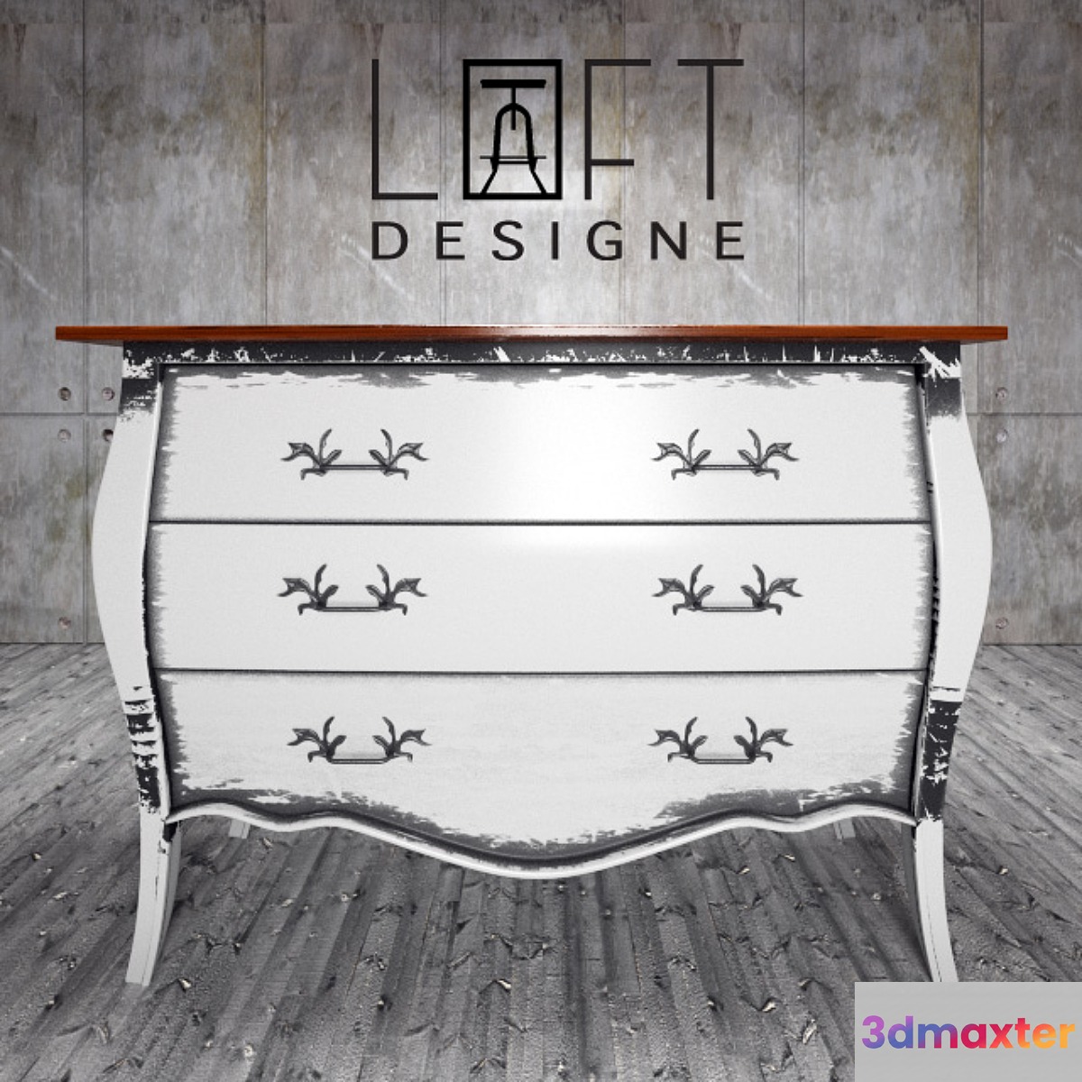 CHEST LOFT DESIGNE 3D Max