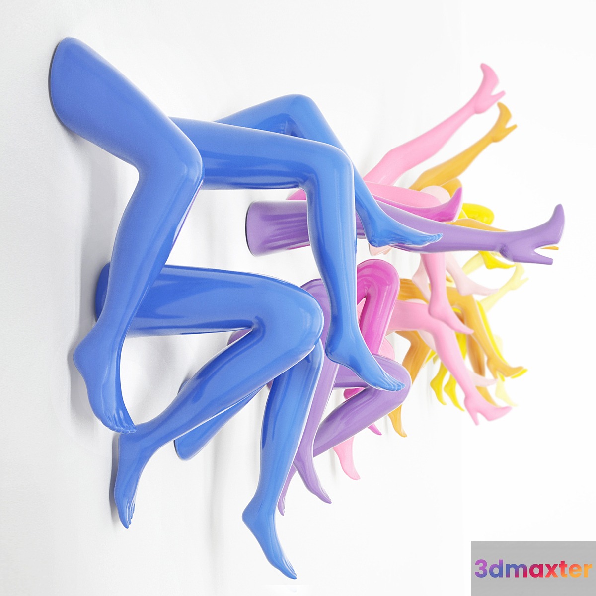 Wall statuette Legs