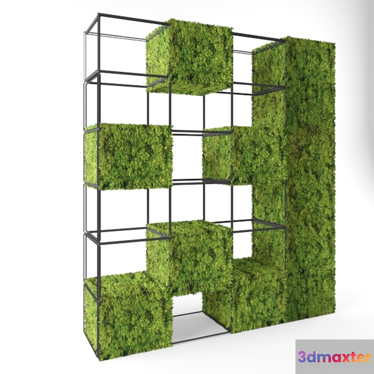 moss shelves 3D Max