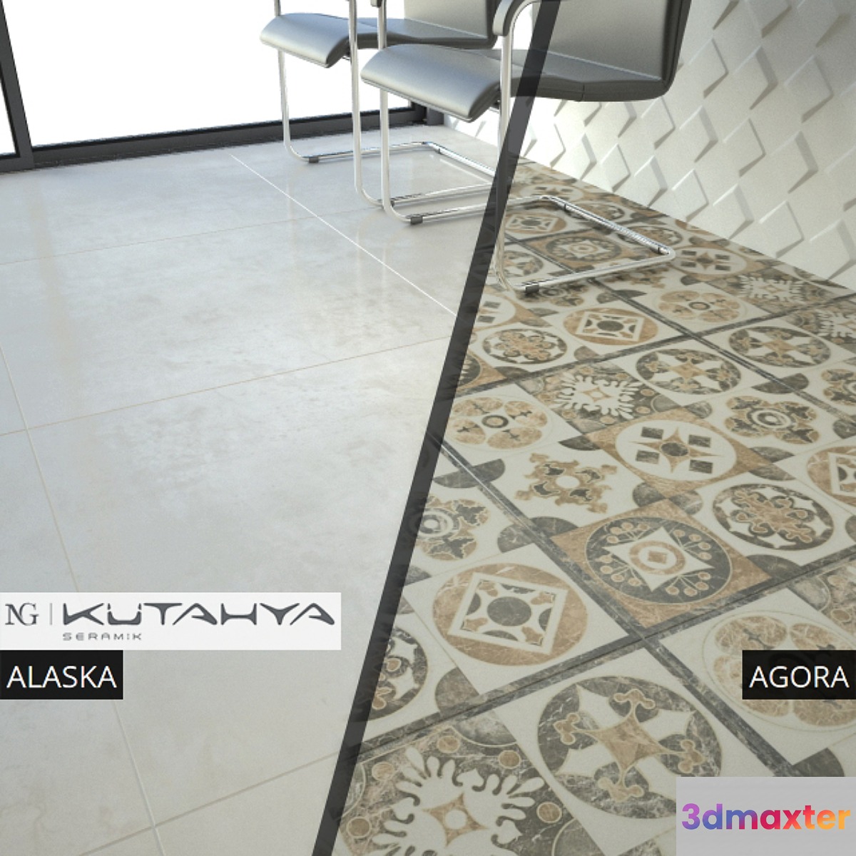 KUTAHYA SERAMIK ALASKA AGORA 3D Max