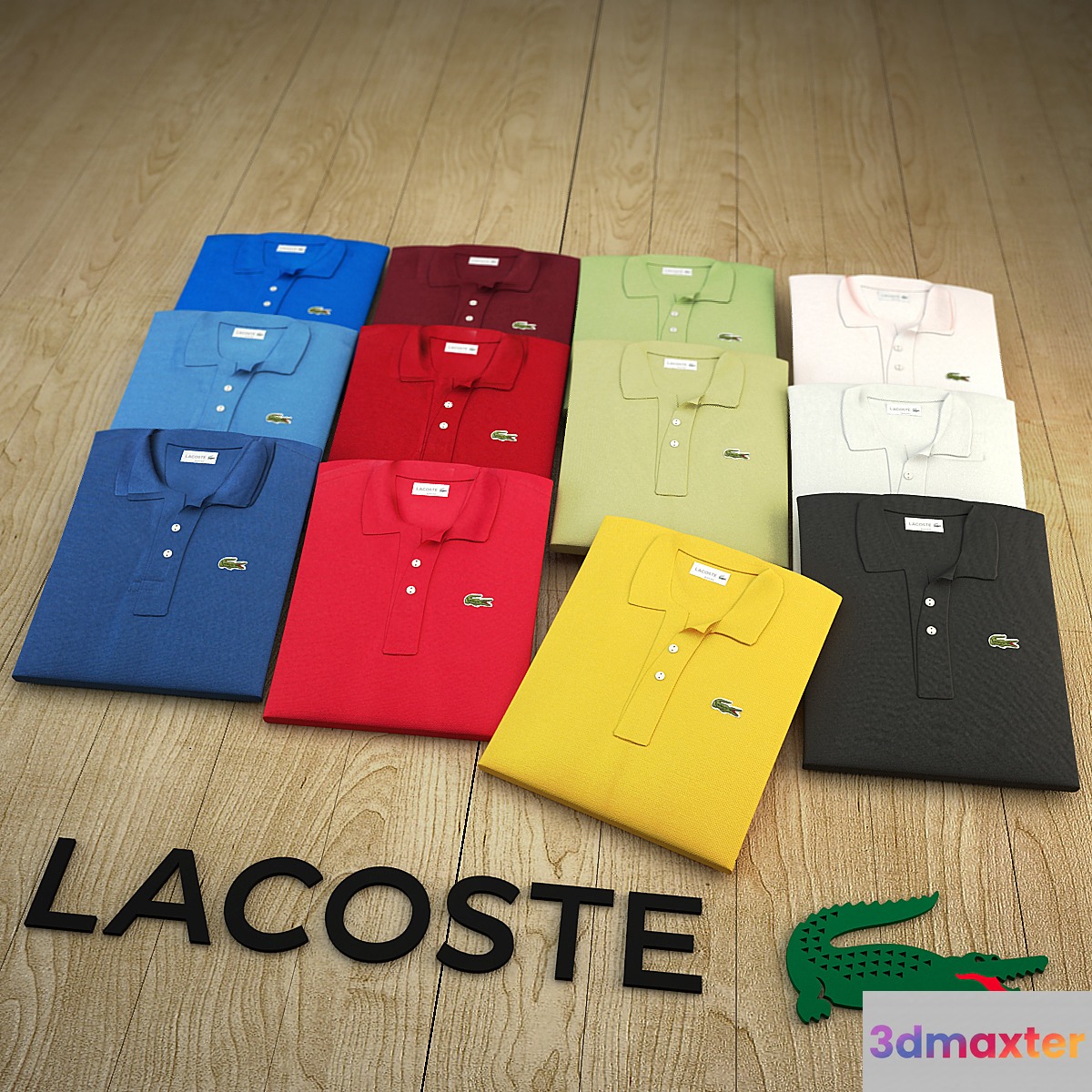 Lacoste T shirt 3D Max