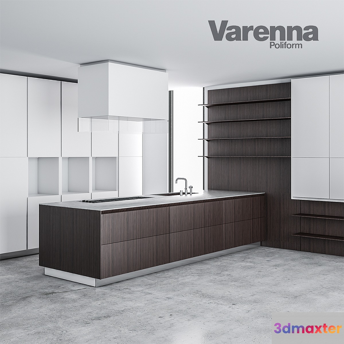 Varena Twelve kitchen 3D Max