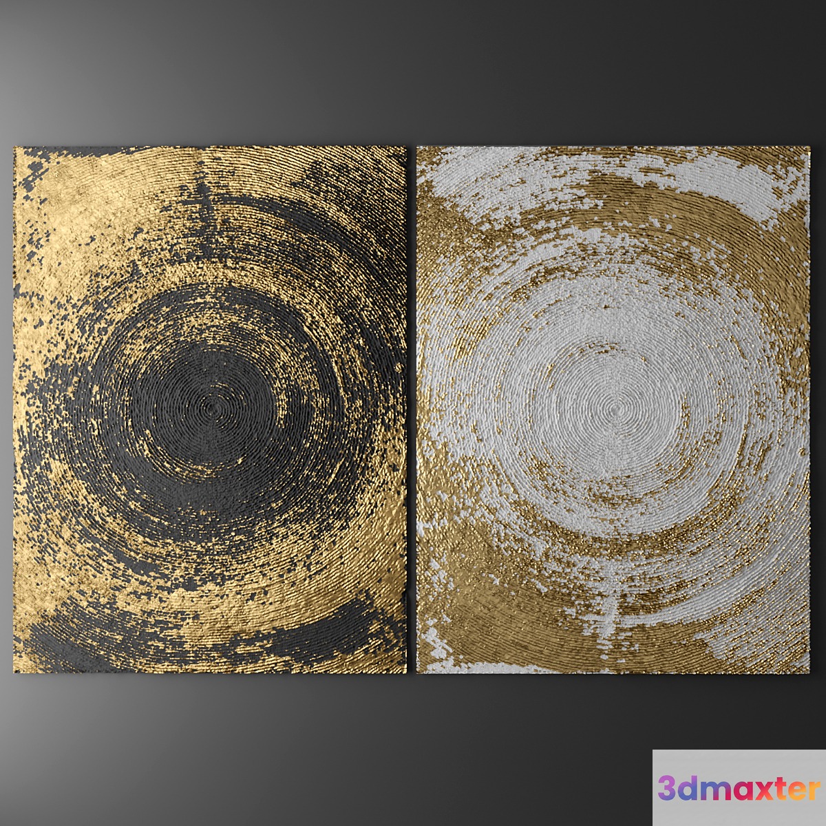 Decor for wall. Panel. 3D 3D Max
