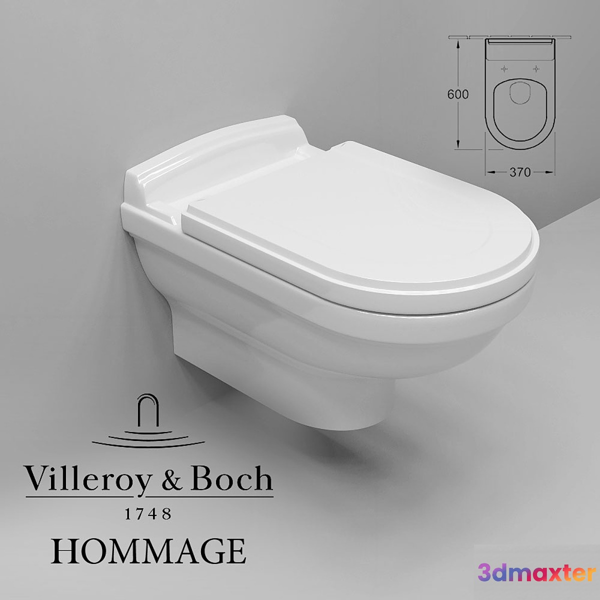 Villeroy & Boch Hommage toilet suspended