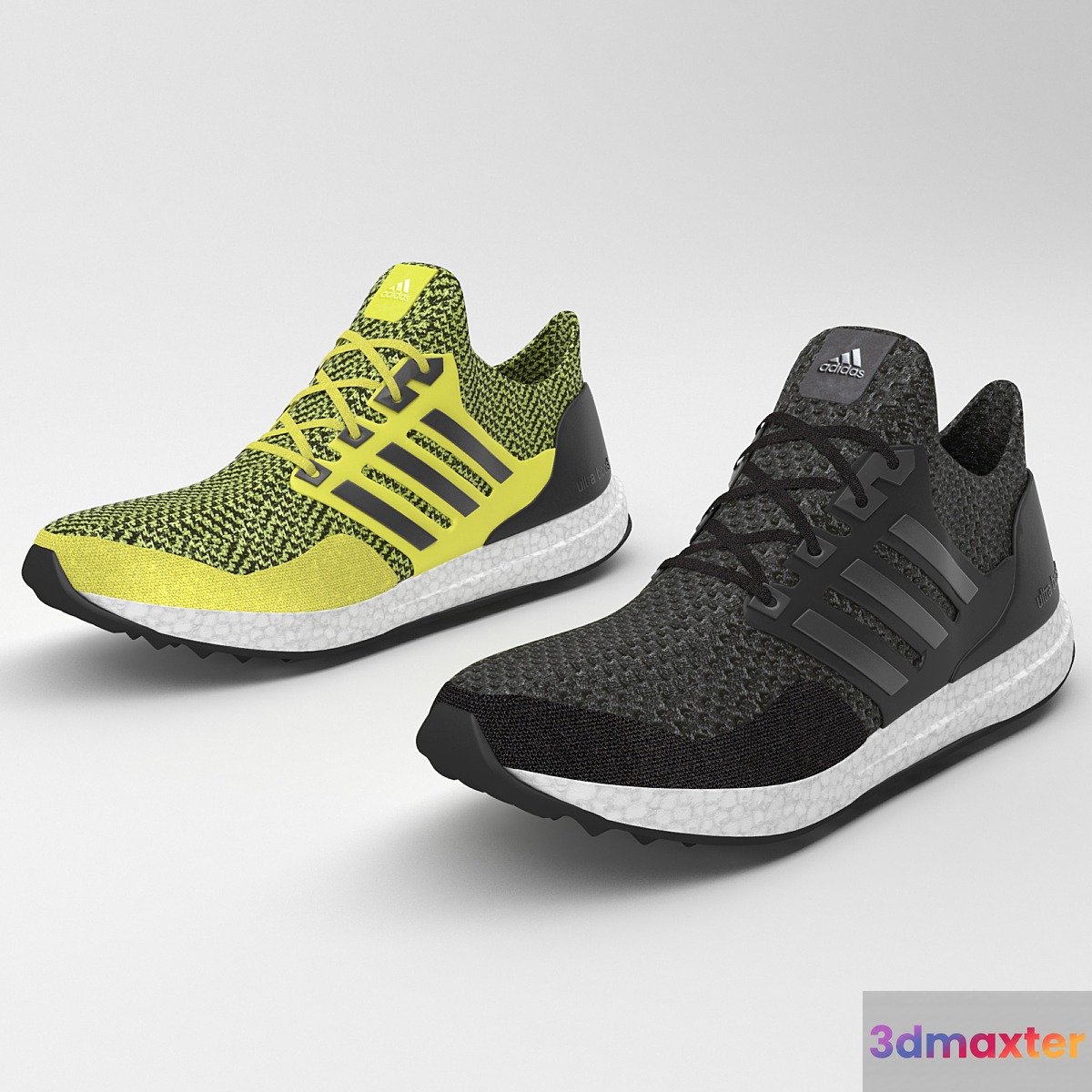 adidas ultra boost running shoes 3D Max