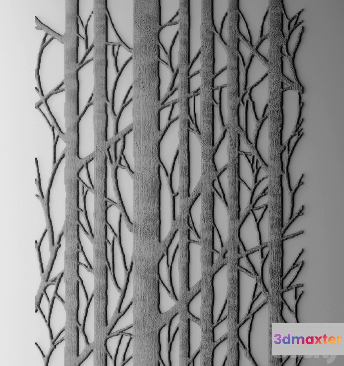 Decor for wall. Panel. 3D - No.16 3D Max