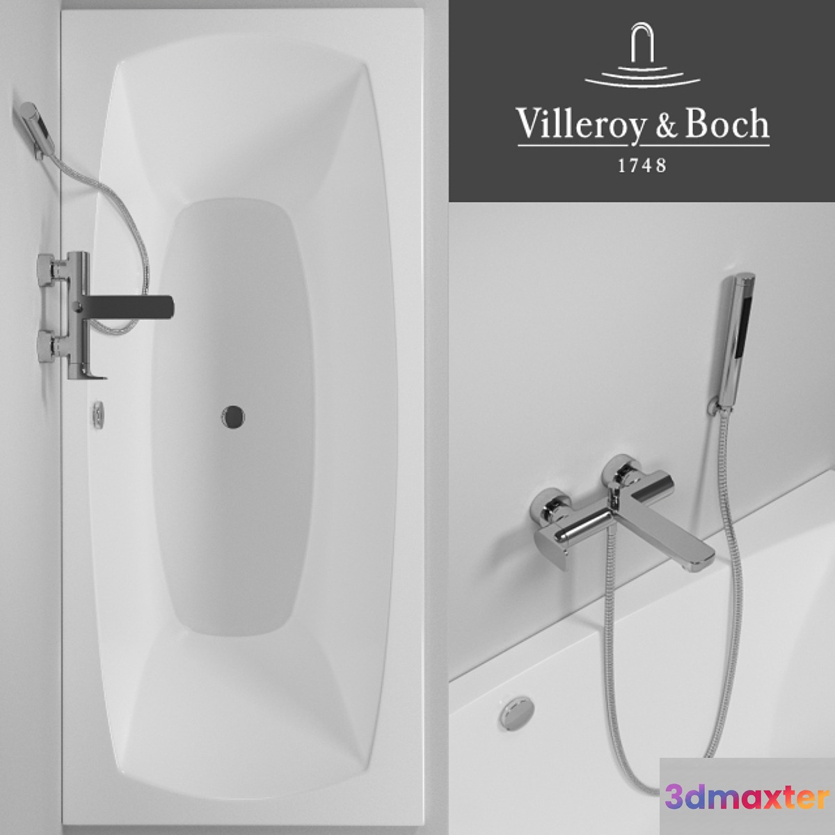 Bathtub Villeroy & Boch My Art Duo