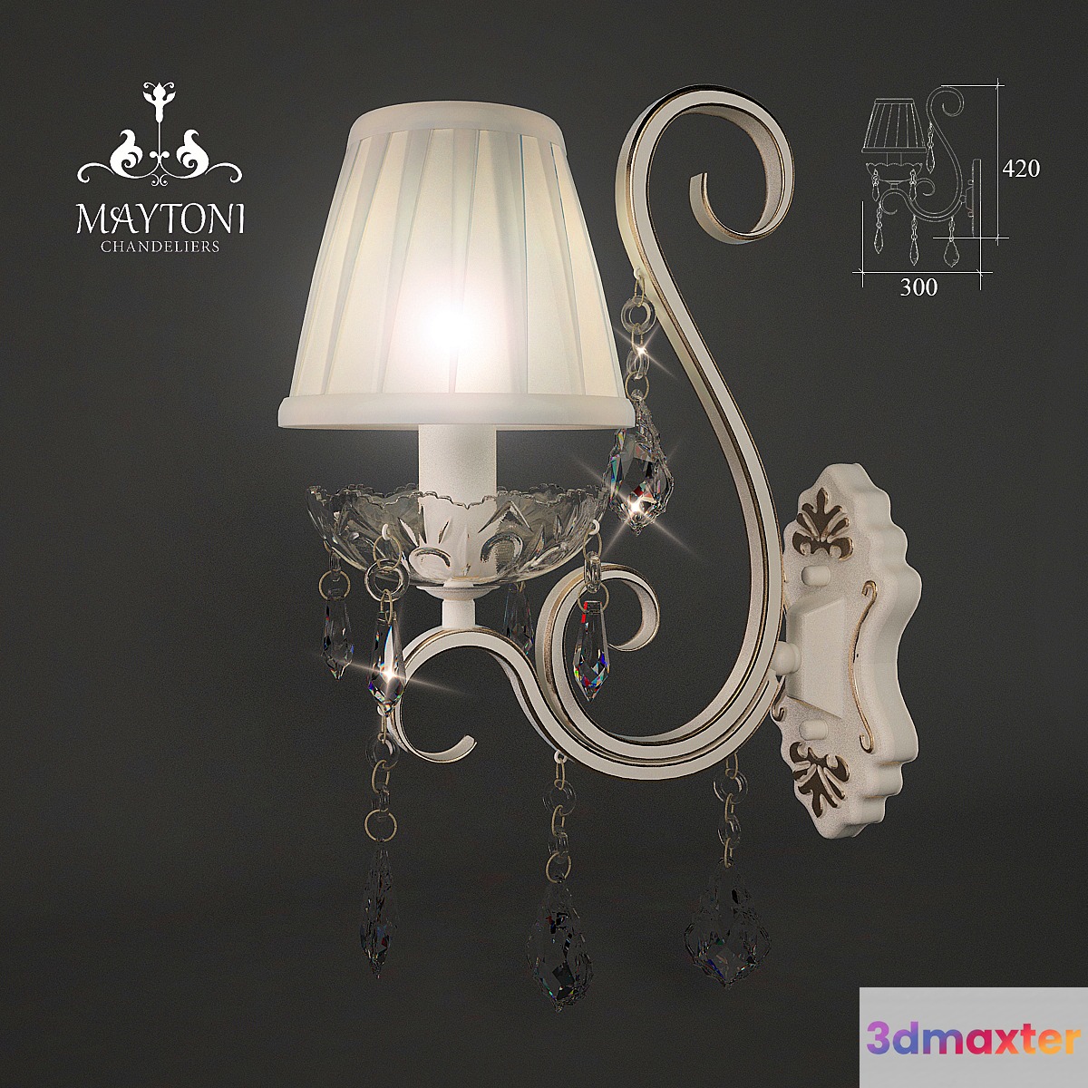 sconces maytoni ARM288-01-G