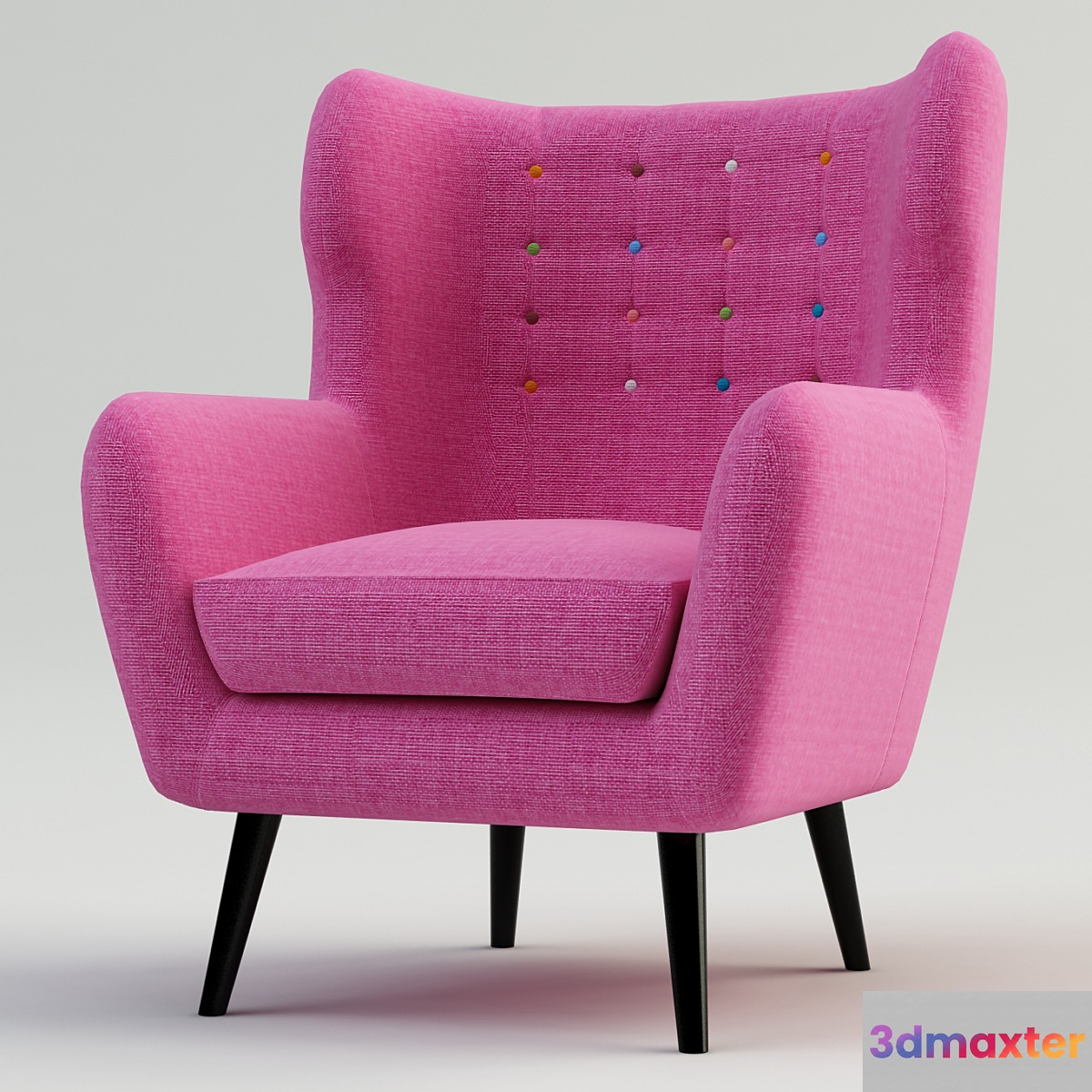 MADE KUBRICK WING BACK CHAIR - No.2 3D Max