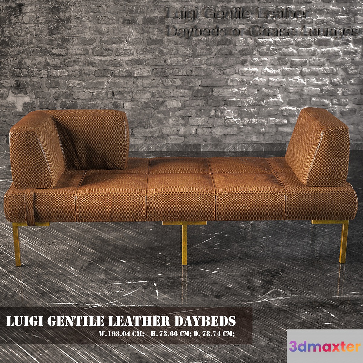 Luigi Gentile Leather Daybeds