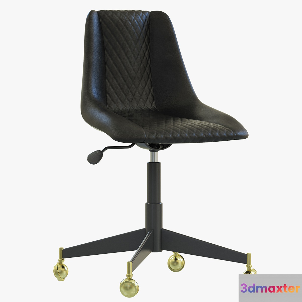 Restoration Hardware Bucket Seat Desk Chair 3D Max