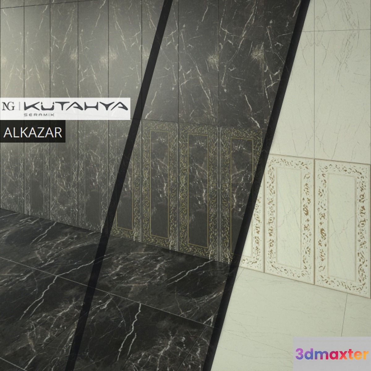 KUTAHYA SERAMIK ALKAZAR 3D Max