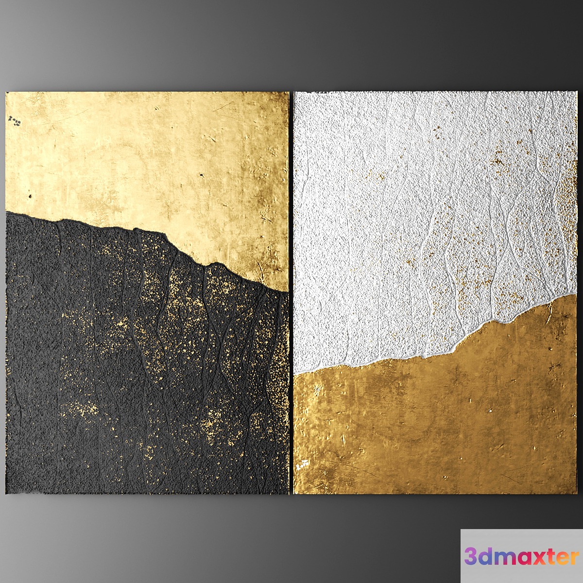 Decor for wall. Panel. 3D 3D Max