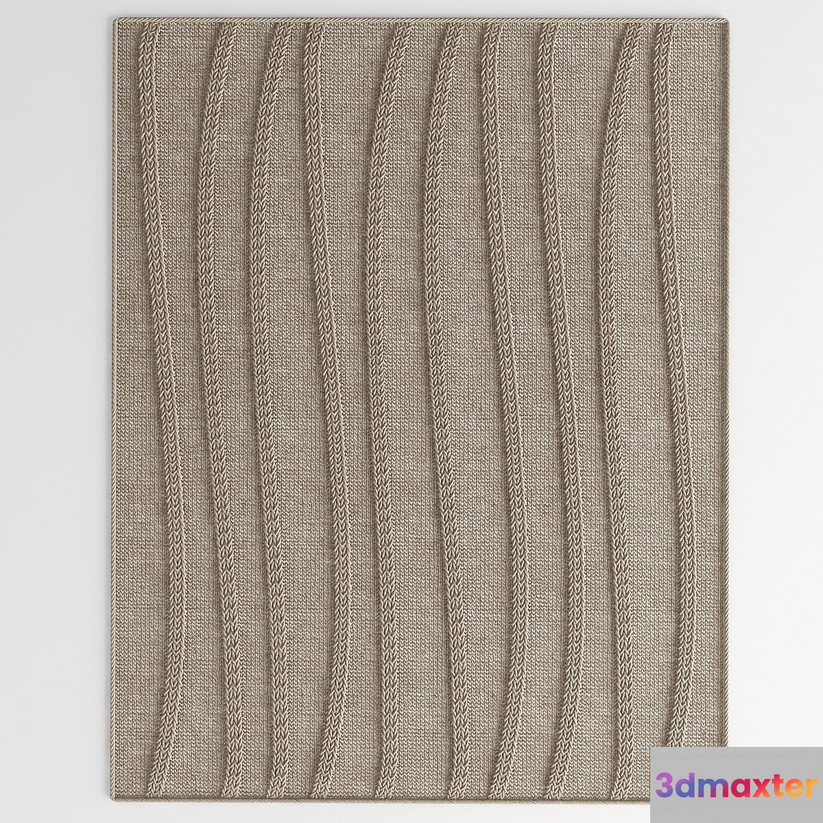 rattan carpet 3D Max