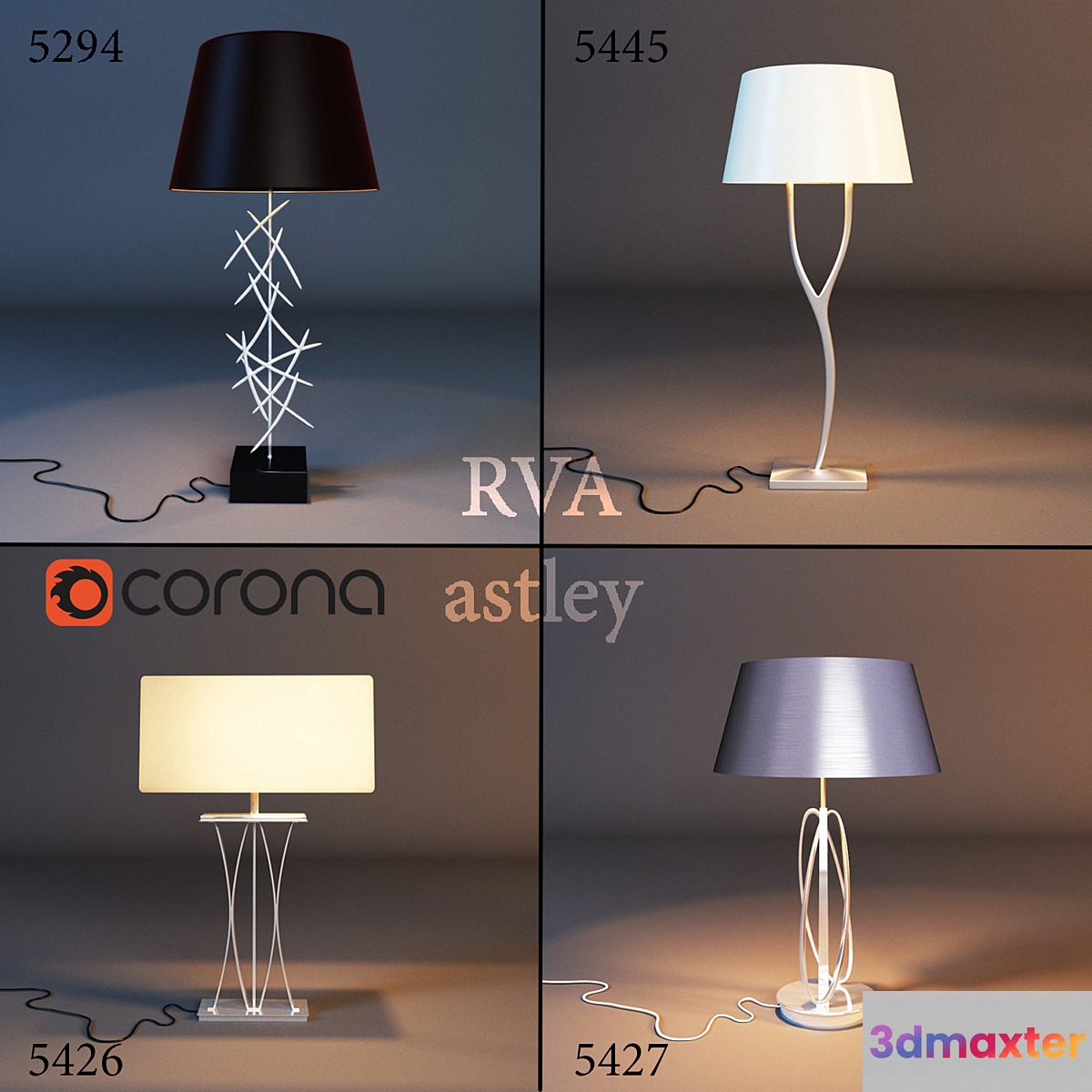 Table lamps RVAstley