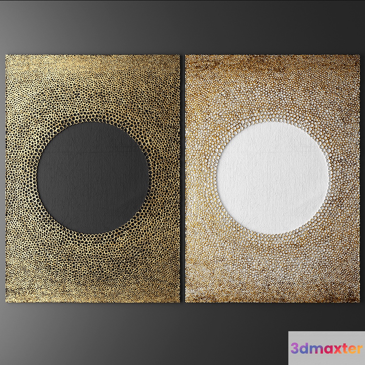 Decor for wall. Panel. 3D - No.24 3D Max