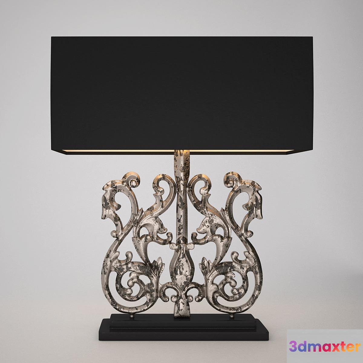 Fleur Silver Medium. Heathfiel 3D Max