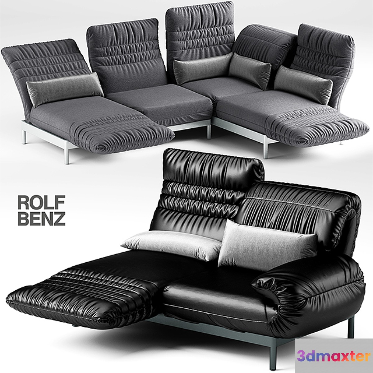 2 sofa ROLF BENZ PLURA